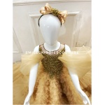 Lux ruffled bulb sleeves dress - Image 4