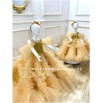 Lux ruffled bulb sleeves dress - Image 3