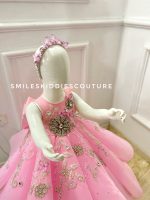 Handbeaded structured dress - Image 4