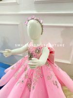 Handbeaded structured dress - Image 2