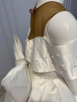crisscross shoulder little bride dress - Image 3